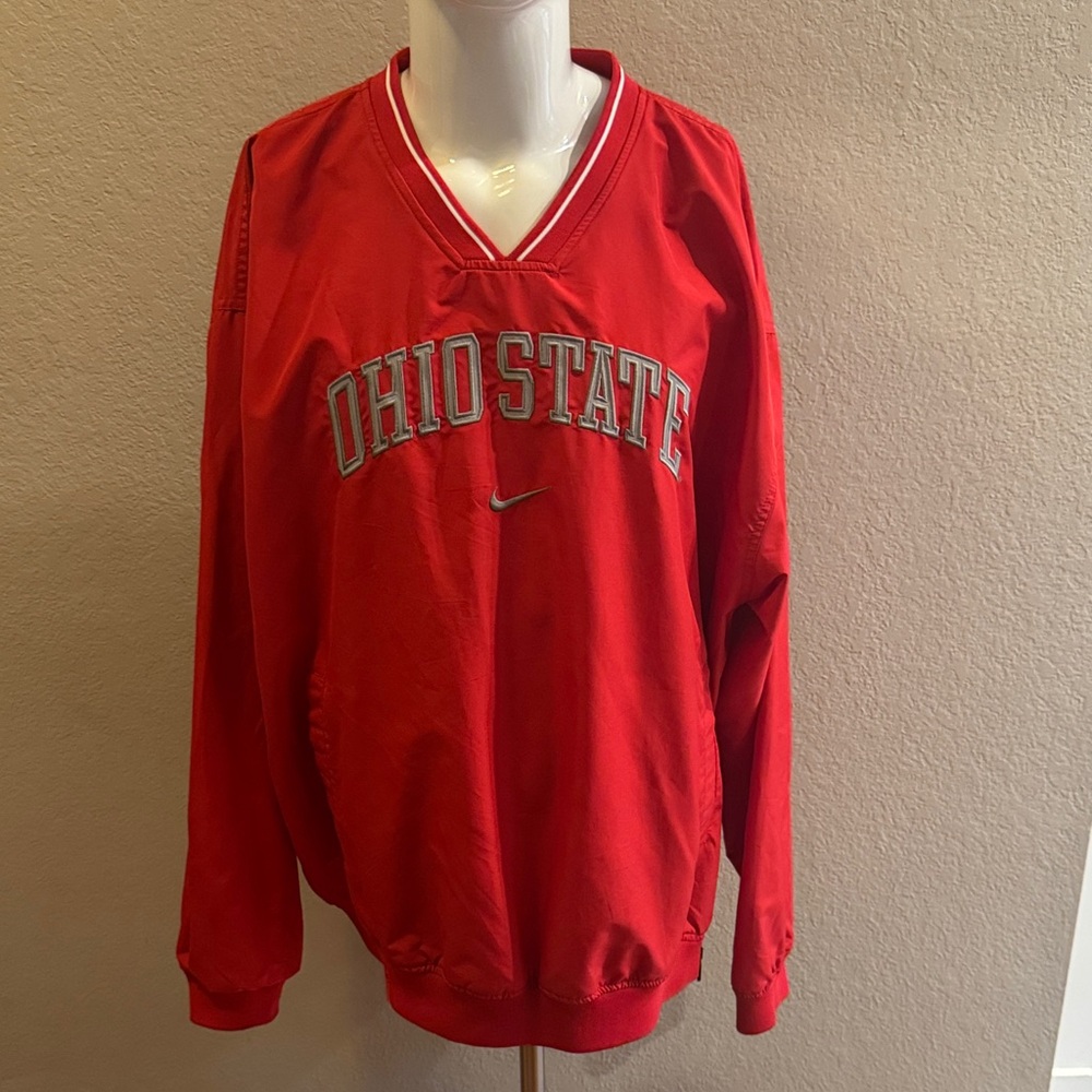 Nike Men's Red Ohio‎ State V-Neck Sweater